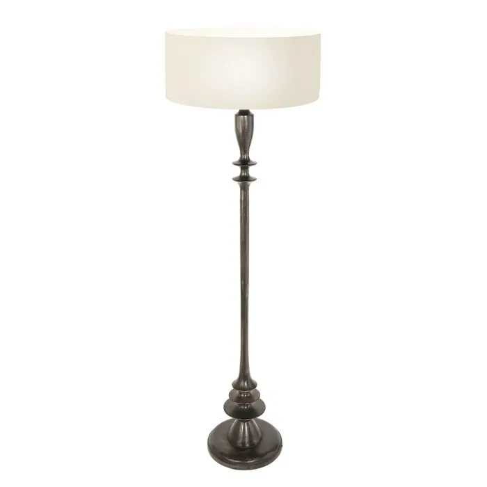 Koopje steenhouwer Bois Staande lamp Zwart, 1-licht
