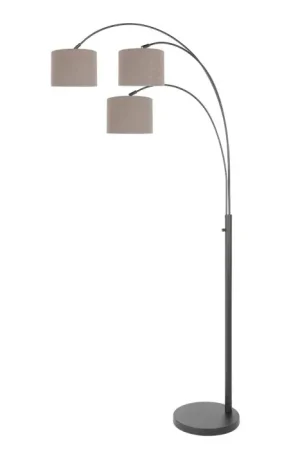Beste Prijs steenhouwer Light Staande lamp Zwart, 3-lichts