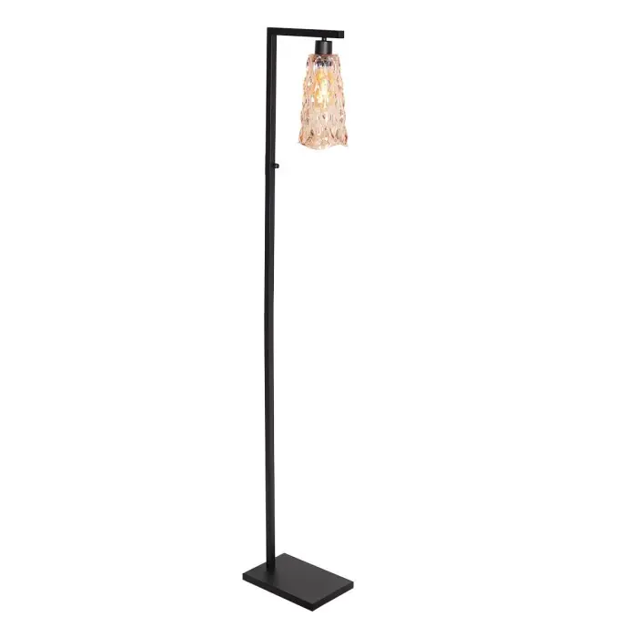 Seizoensaanbieding steenhouwer Vidrio Staande lamp Zwart, 1-licht