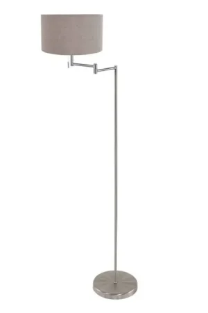 steenhouwer Bella Staande lamp Staal geborsteld, 1-licht Uitverkoop
