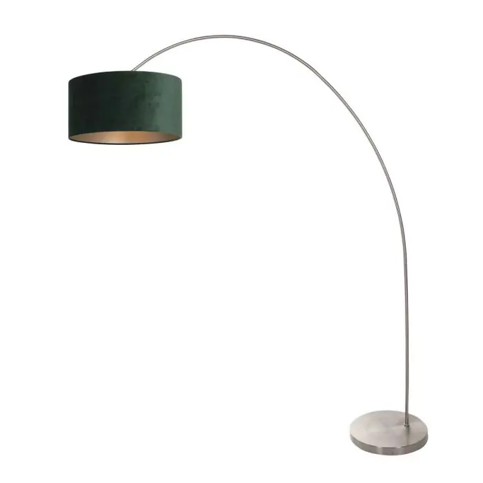 Weekendaanbieding steenhouwer Solva Staande lamp Staal geborsteld, 1-licht