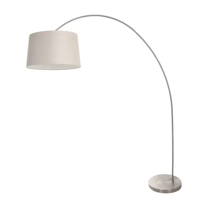 Meest Verkocht steenhouwer Solva Staande lamp Staal geborsteld, 1-licht
