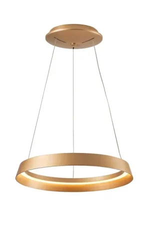 Actieprijs steenhouwer Ringlux Hanglamp LED Goud, 1-licht