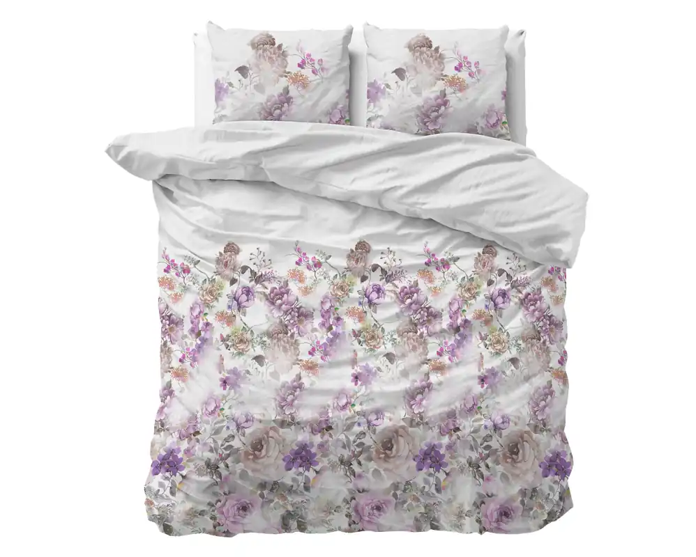 Sleeptime polyester-katoenen dekbedovertrek lits-jumeaux (240x220 cm) Direct Verzonden