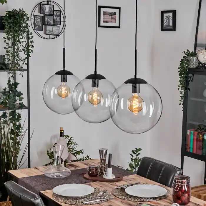 Uitverkoop Gastor Hanglamp, Kogellampje, Hanglamp Duidelijk, 3-lichts