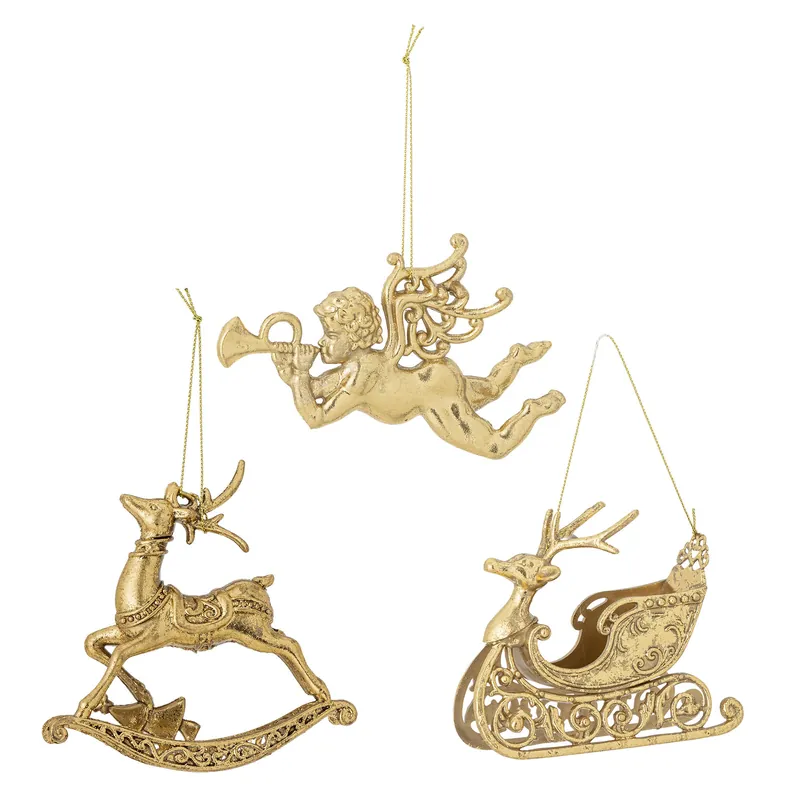 Bloomingville kerstornament Anisa (set van 3) Snelle Levering