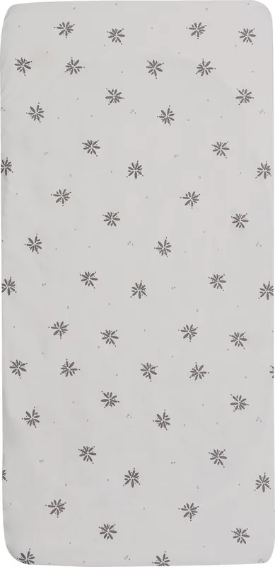Koopje Witlof for kids wieg hoeslaken Little Charm ecru/grijs