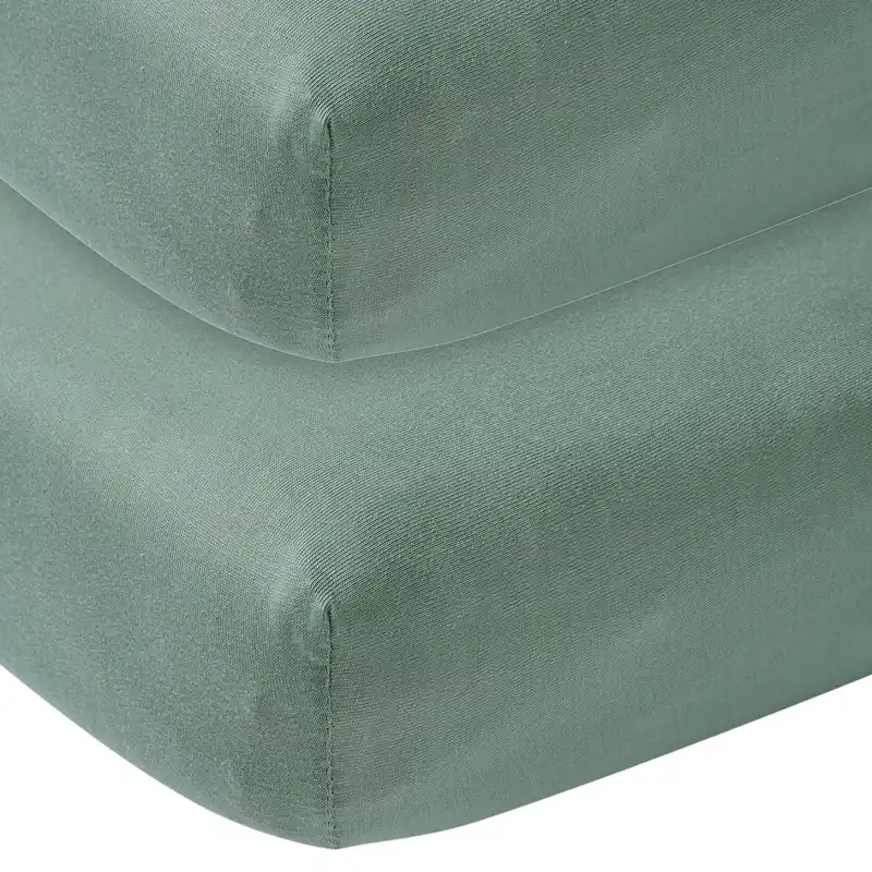 Op = Op Meyco katoenen hoeslaken wieg 40x80/90 cm (set van 2)