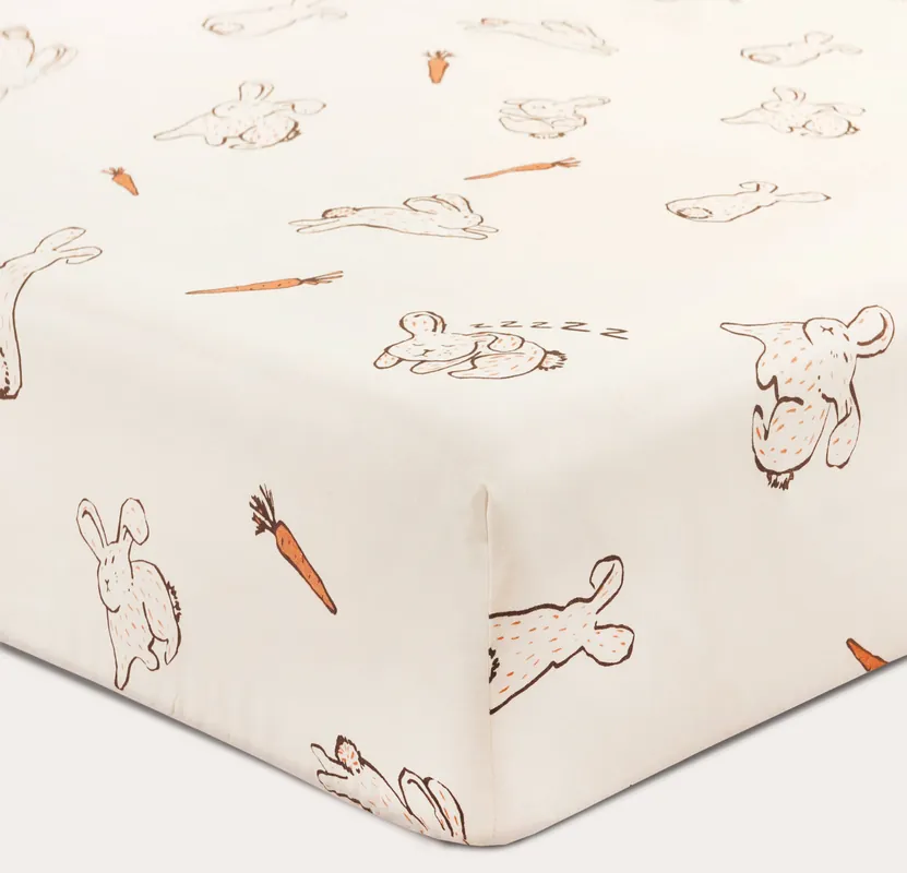 Superprijs NOUS Kids katoenen hoeslaken ledikant (120x60 cm)