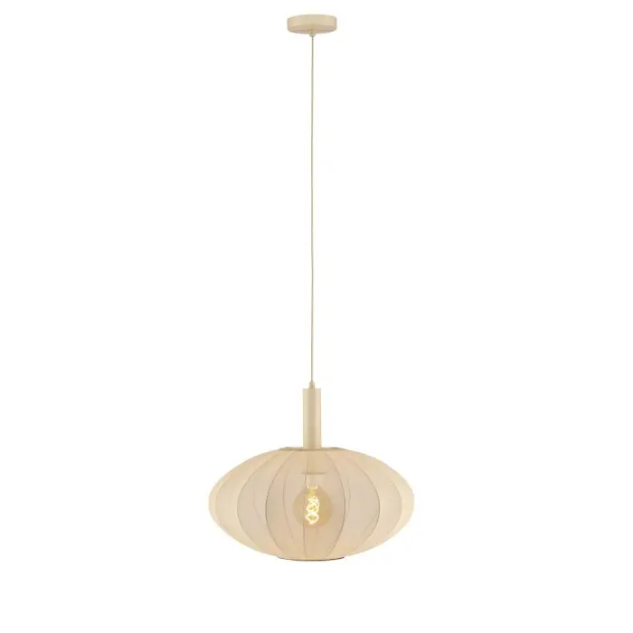 Lucide CORINA Hanglamp Beige, 1-licht Finale Uitverkoop