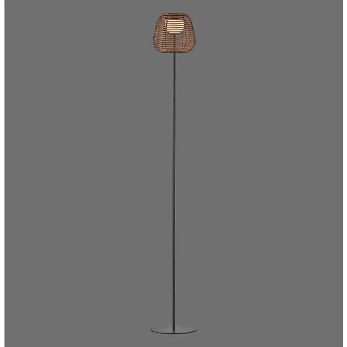 Direct Beschikbaar Lichten Direct ASKIA Staande lamp LED Zwart, 1-licht