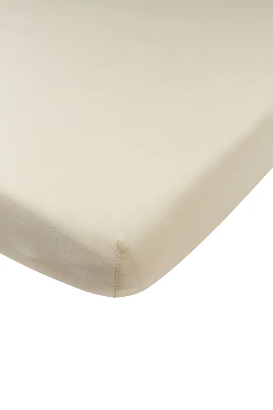 Fabrieksprijs Meyco jersey hoeslaken ledikant soft sand