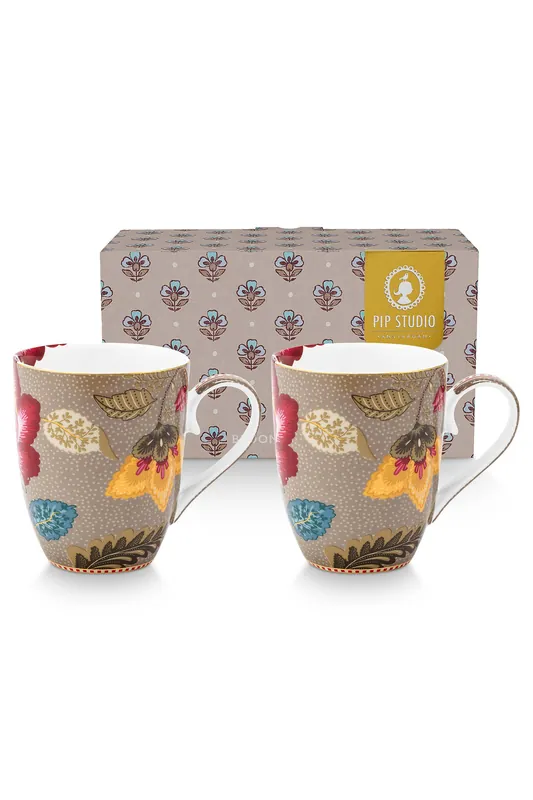 Pip Studio kopje blooming Tales (365 ml) (set van 2) Laatste Kans