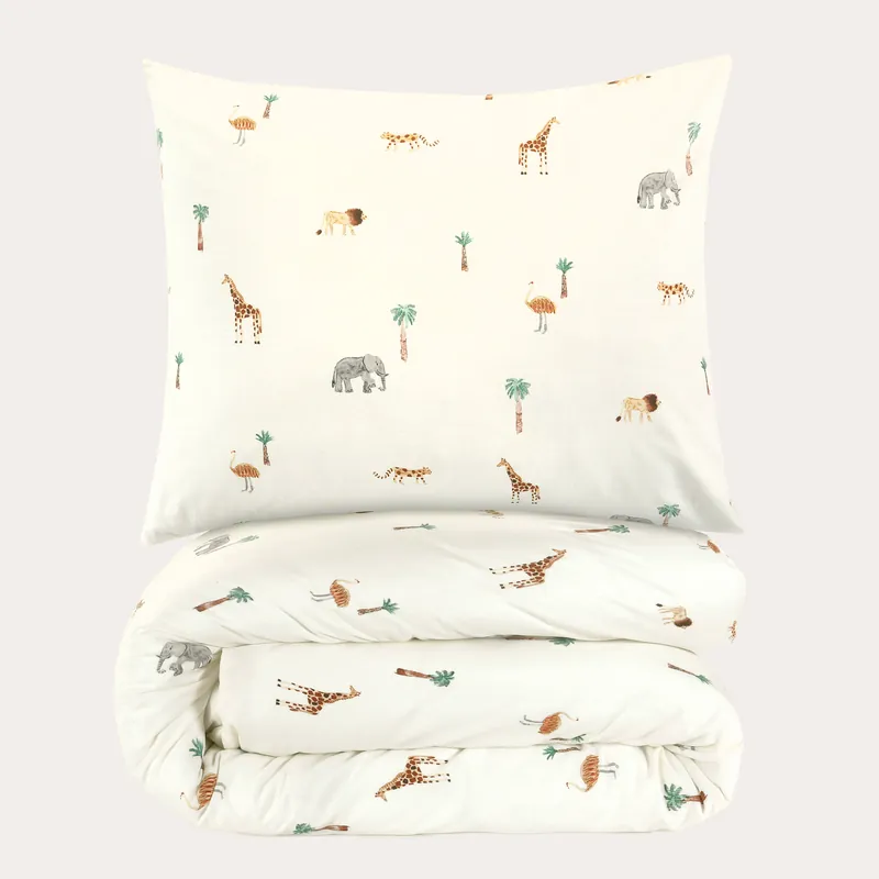 Beste Prijs NOUS Kids katoenen dekbedovertrek kinderbed (120x150 cm)