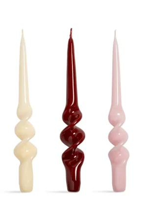 Populair &k amsterdam dinerkaars Alpha (set van 3) (4x23 cm)