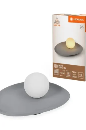 Lage Prijs Ledvance DECOR Wand- en plafondlamp Grijs, 1-licht