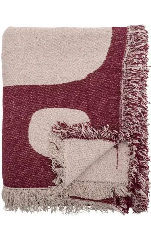 Laatste Versie Bloomingville plaid Olica (160x130 cm)