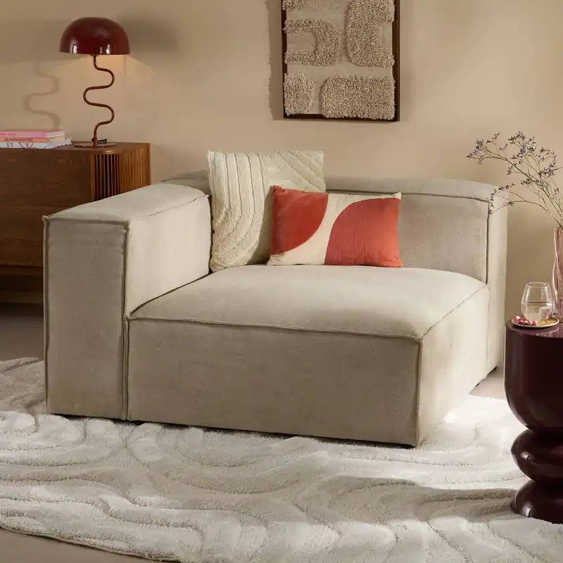 Voordeelprijs NOUS Living chaise longue rechts (modulair) Igor