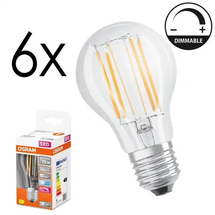 E27 LED 7.5 Watt neutraal wit dimbaar 1055 Lumen Laatste Versie