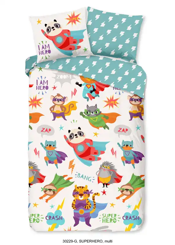 Speciale Aanbieding Good Morning katoenen dekbedovertrek (140x220 cm)