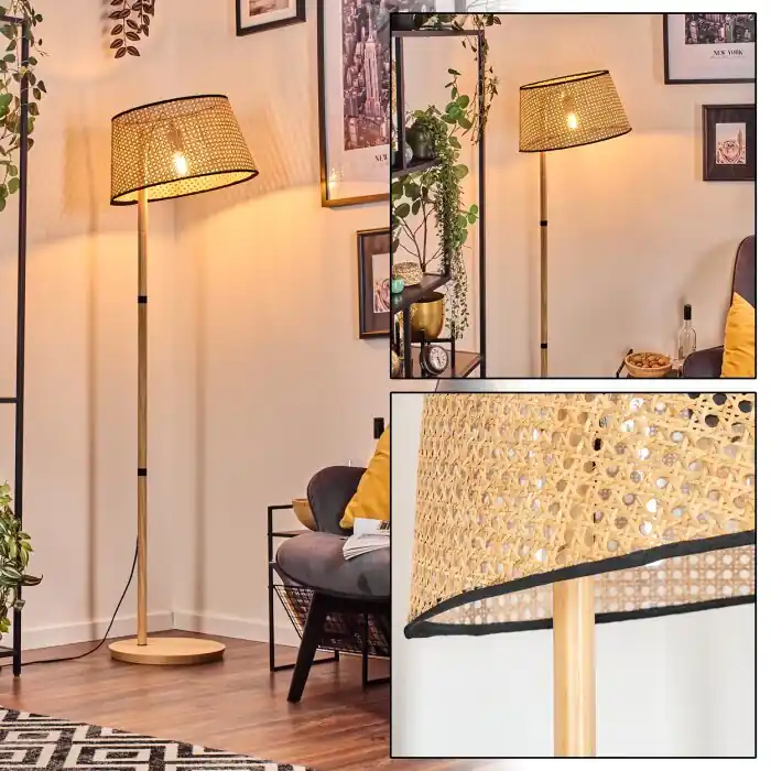 Beperkte Voorraad Ramila Staande lamp Natuurlijke kleuren, 1-licht