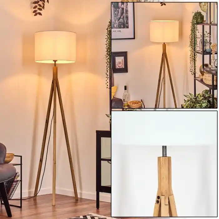 Bassagoda Staande lamp Natuurlijke kleuren, 1-licht Nu Kopen