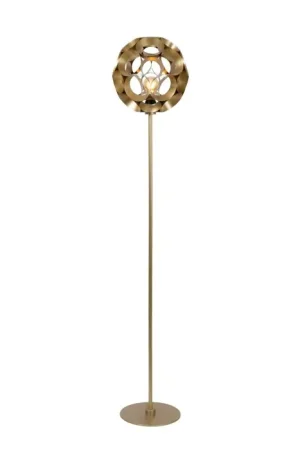 Lucide HANNELORE Staande lamp Goud, 1-licht Favoriet