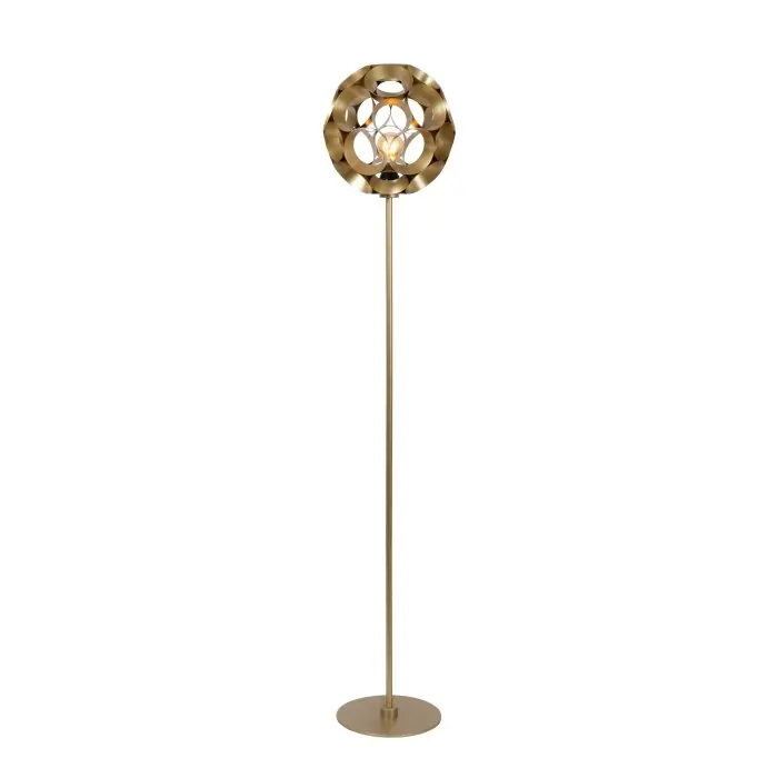 Lucide HANNELORE Staande lamp Goud, 1-licht Favoriet