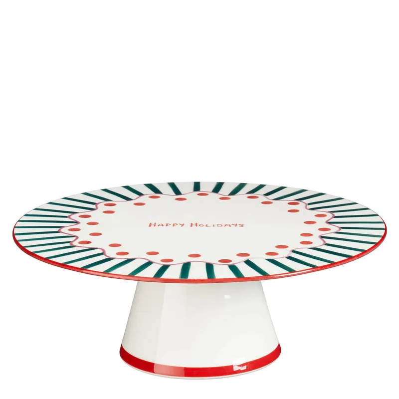 Lage Prijs Mica Decorations kerst-taartschaal Anna