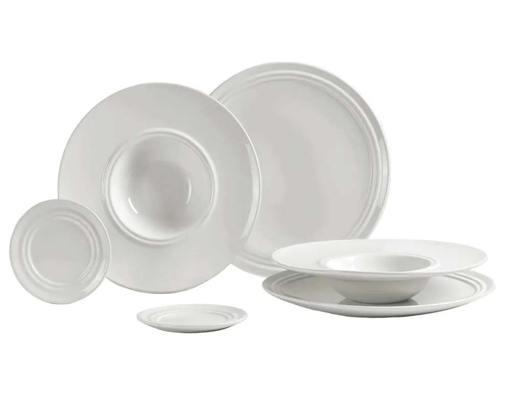 Broste Copenhagen Broste Copenhagen Pastaset Stevns 6-delig / 2 personen - 2 dinerborden, 2 pastaborden en 2 kleine bordjes Beperkt Aanbod