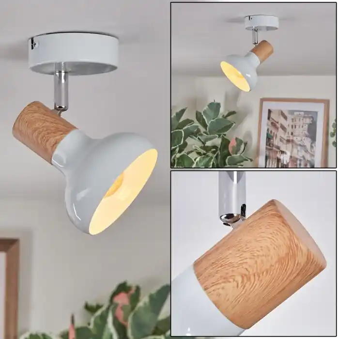 Merkproduct Alyra Plafondlamp, Plafondspot Wit, 1-licht