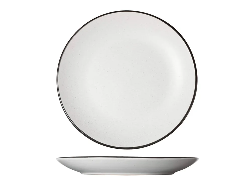 Direct Verzonden Cosy & Trendy Ontbijtborden - Dessertborden - Speckle Wit ø 19.5 cm - 6 stuks