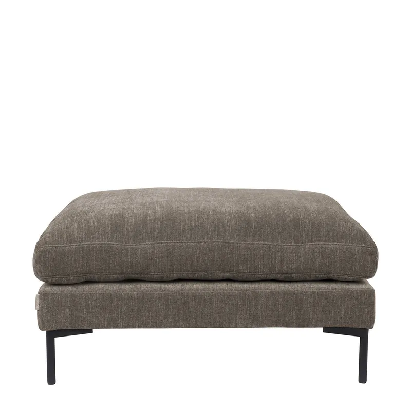 Seizoensaanbieding Zuiver Zuiver Summer Hocker Coffee - Taupe Summer Hocker Coffee