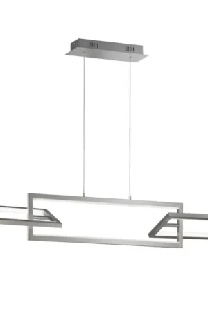 WOFI MURIEL Hanglamp LED Nikkel mat, 1-licht Speciale Aanbieding