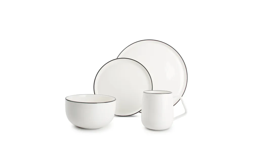 SP Collection servies (set van 16) wit Studio Base Gereduceerde Prijs