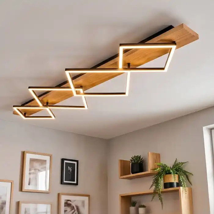 Tijdelijk Beschikbaar Pompu Plafondlamp LED Natuurlijke kleuren, Zwart, 1-licht