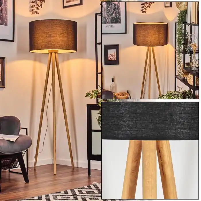 Flemming Staande lamp Natuurlijke kleuren, 1-licht Betrouwbaar