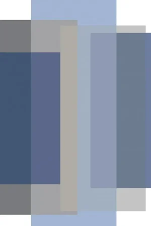 Nieuw Laagpolig vloerkleed Moooi Carpets Blended 5 Colours Cloudy Blue
