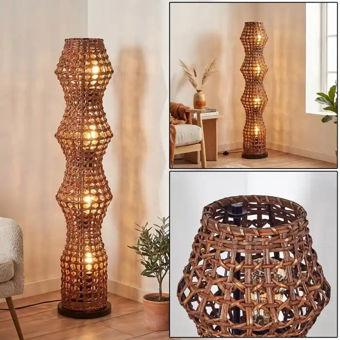 Finale Uitverkoop Cardeira Staande lamp Zwart, 4-lichts