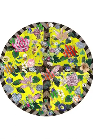 Aanbieding Laagpolig vloerkleed Moooi Carpets Malmaison Citrus