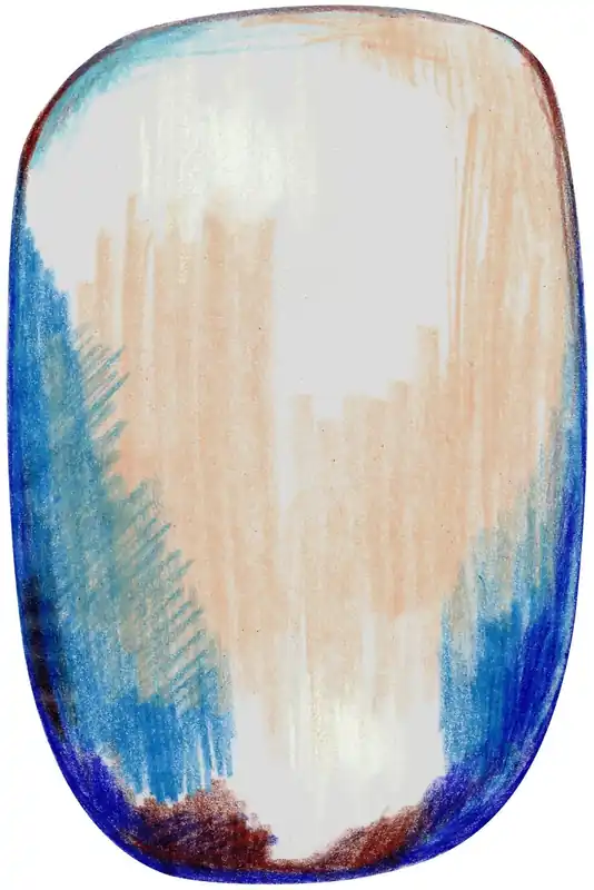Uitverkoop Laagpolig vloerkleed Moooi Carpets Scribble Blue Grey Beige