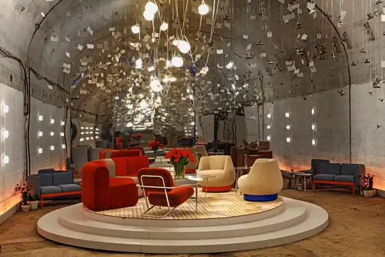 Laagpolig vloerkleed Moooi Carpets Swell Citrine Seizoensaanbieding