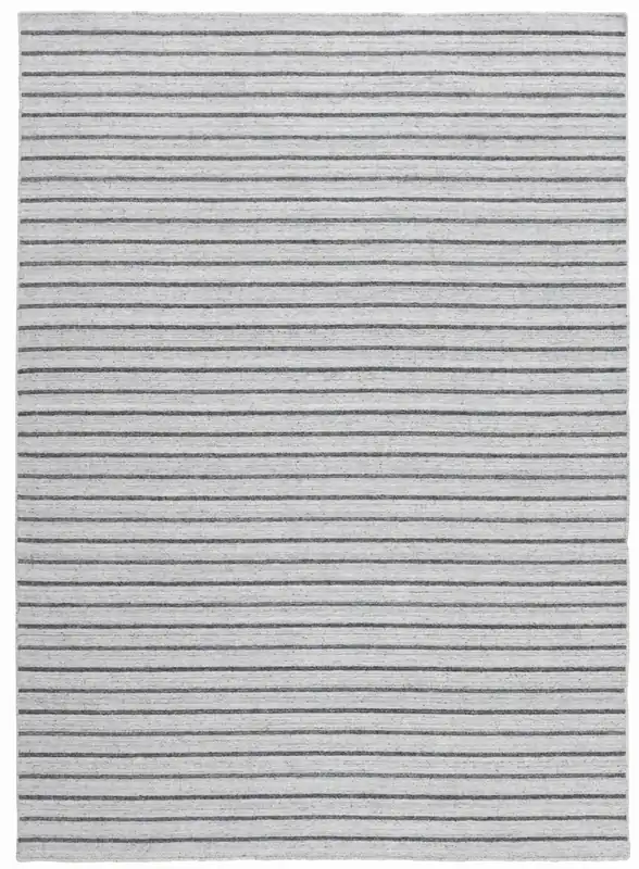 Laagpolig vloerkleed MOMO Rugs Nouveau Stripes Silver Dark Grey Favoriet