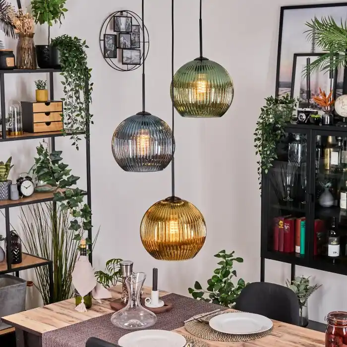 Koyoto Hanglamp, Kogellampje, Hanglamp Zwart, 3-lichts Hete Deal