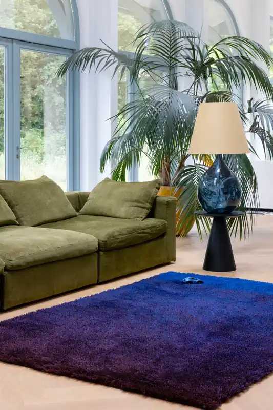 Koop Online Vloerkleed Brink & Campman Shade High Electric Blue/Aubergine 011918
