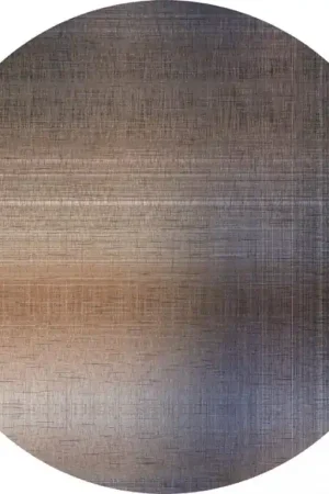 Beste Prijs Laagpolig vloerkleed Moooi Carpets Canvas Denim Rond