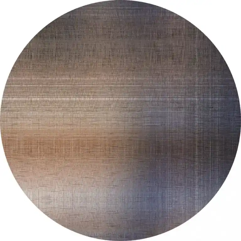 Beste Prijs Laagpolig vloerkleed Moooi Carpets Canvas Denim Rond
