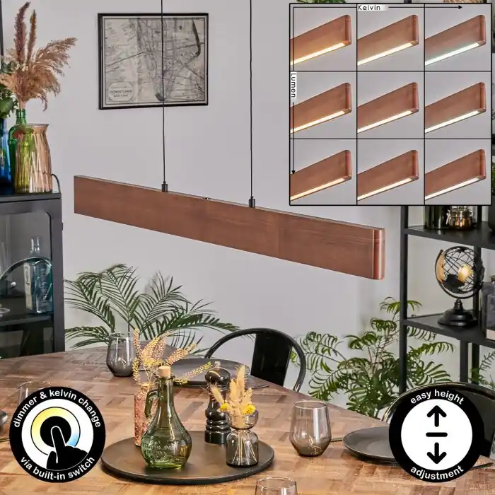 Voordeelprijs Fugelsta Hanglamp, Hanglamp LED Zwart, 1-licht