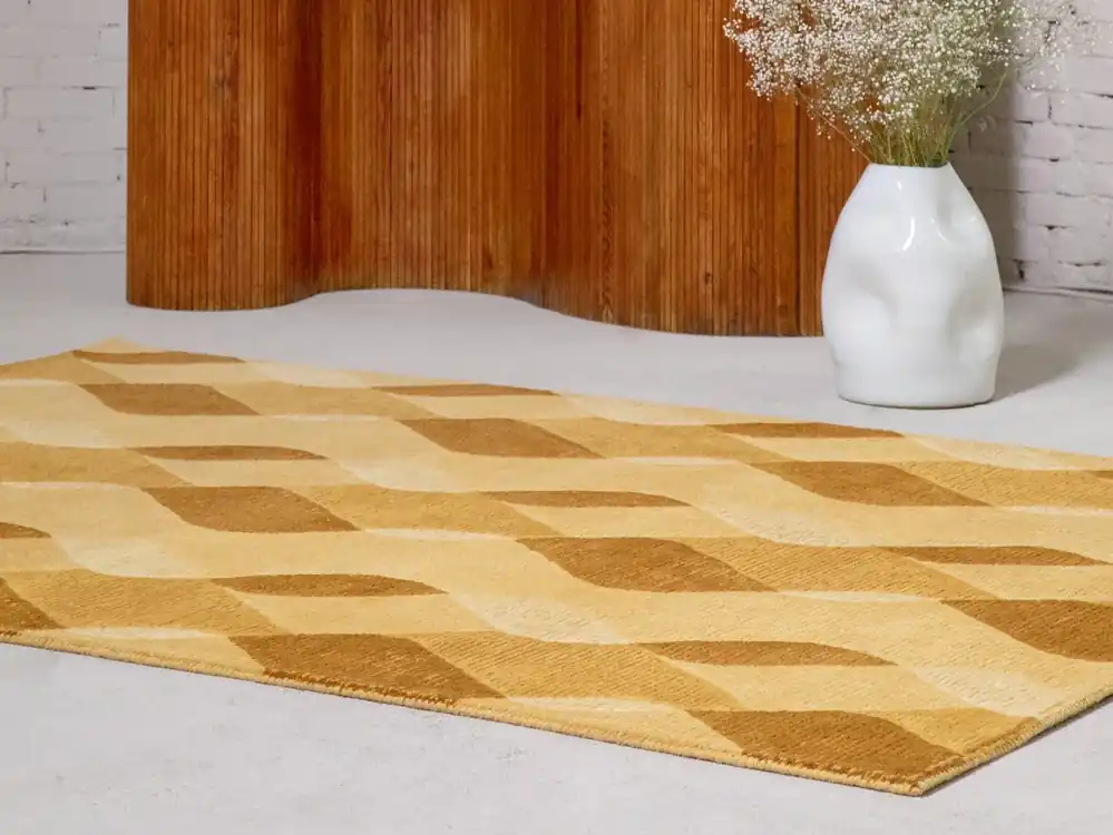 Vloerkleed Brink en Campman Decor Riff Straw Yellow Koopje