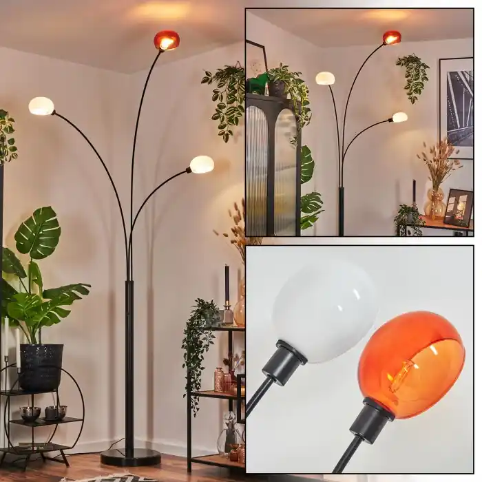 Nikkala Staande lamp Zwart, 3-lichts Beperkte Voorraad